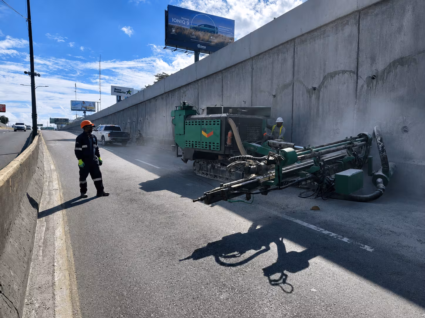 Sistema Soil Nailing en Túnel Av. 27 de Febrero esquina Tiradentes
