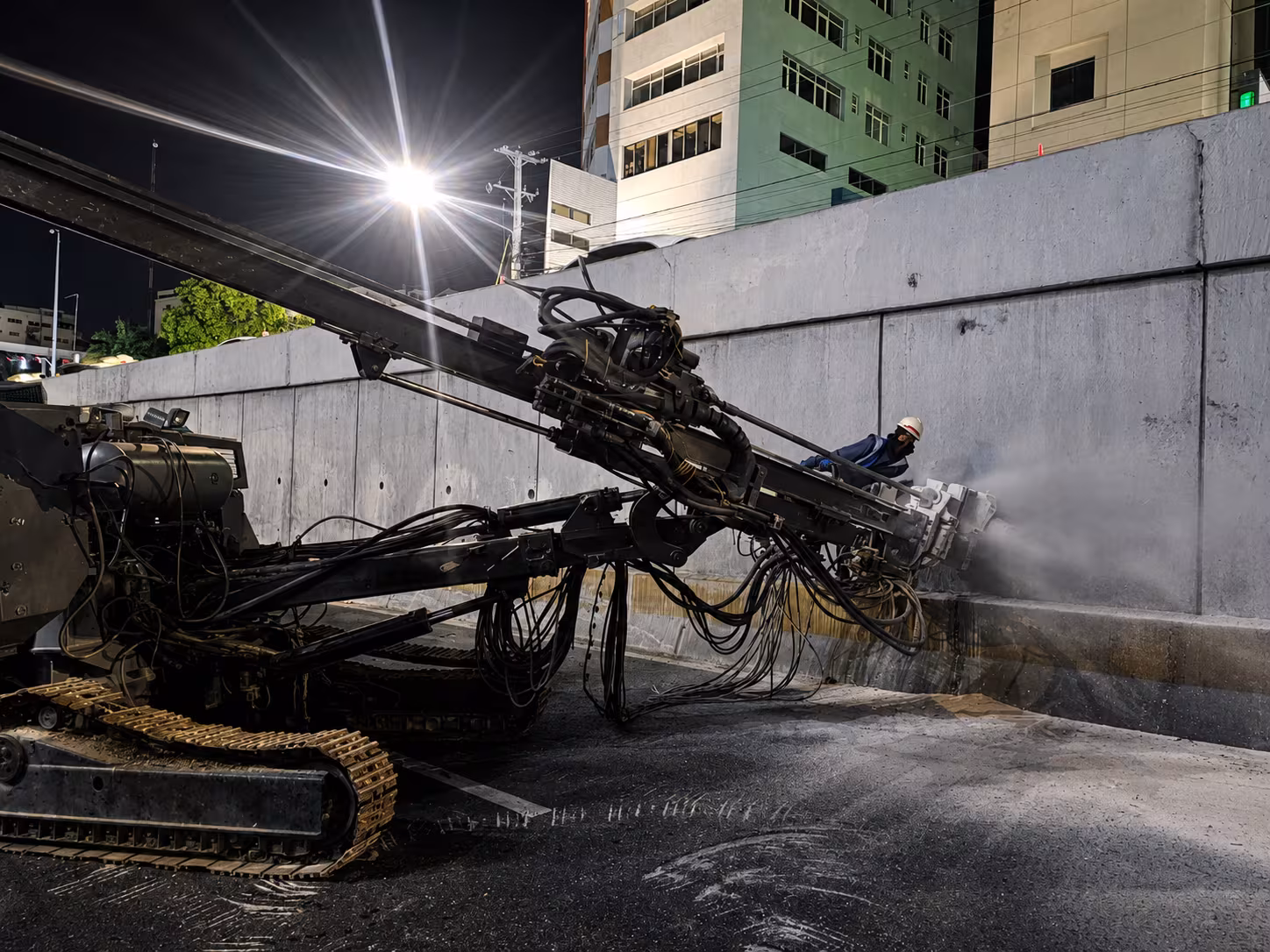 Sistema Soil Nailing en Túnel Av. 27 de Febrero esquina Tiradentes